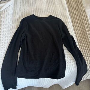 Black long sleeve top